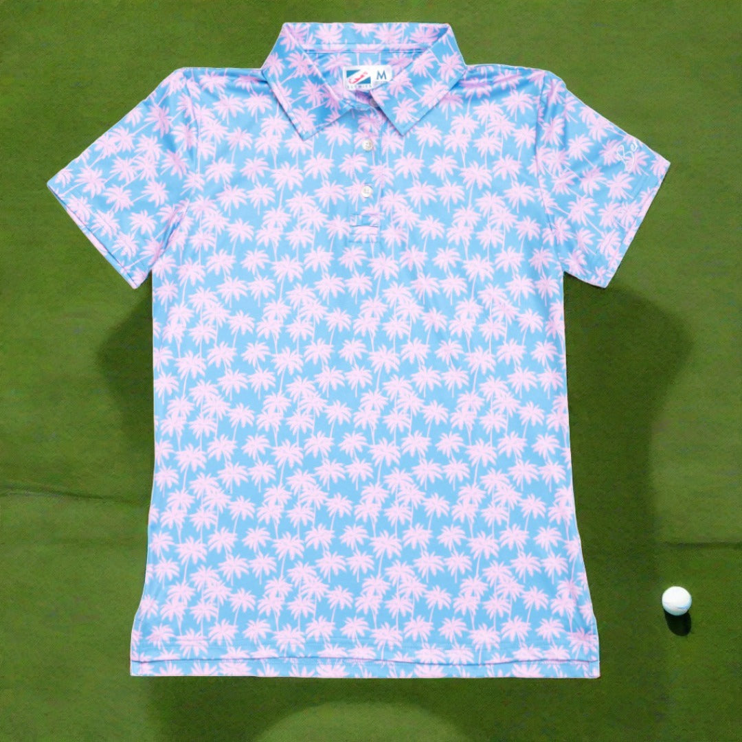 Tropical Performance Polo in Size S, M, L, XL