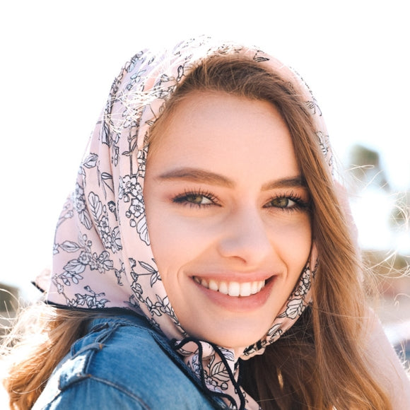 Vintage Colorful Paisley Peach Bandana by LETO