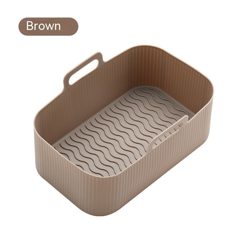 Air Fryer Silicone Tray Small Size Brown