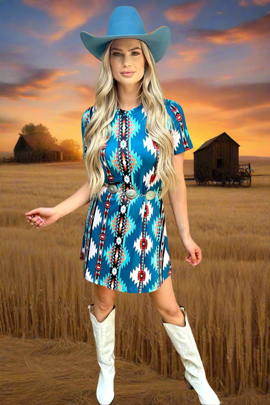 Huckleberry Trail Dress by Sterling Kreek in Size S, M, L, or XL