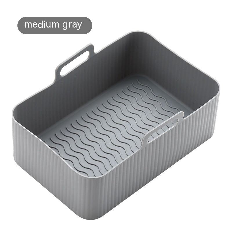 Air Fryer Silicone Tray Medium Gray