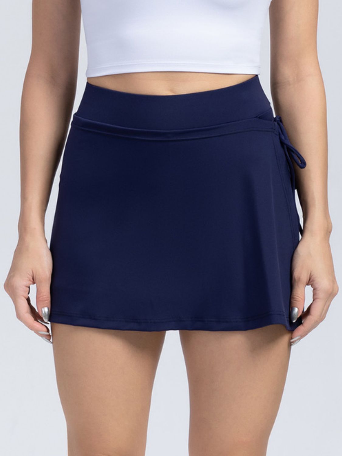 High Waist Active Skort with Pockets in 7 Color Choices in Size S, M, L, XL, 2XL