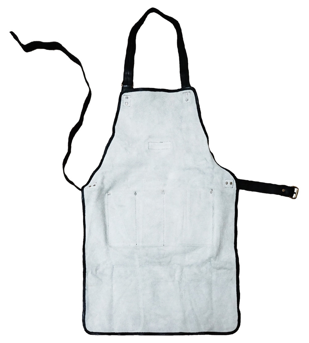 Cowhide Grill Apron in Black or Brown