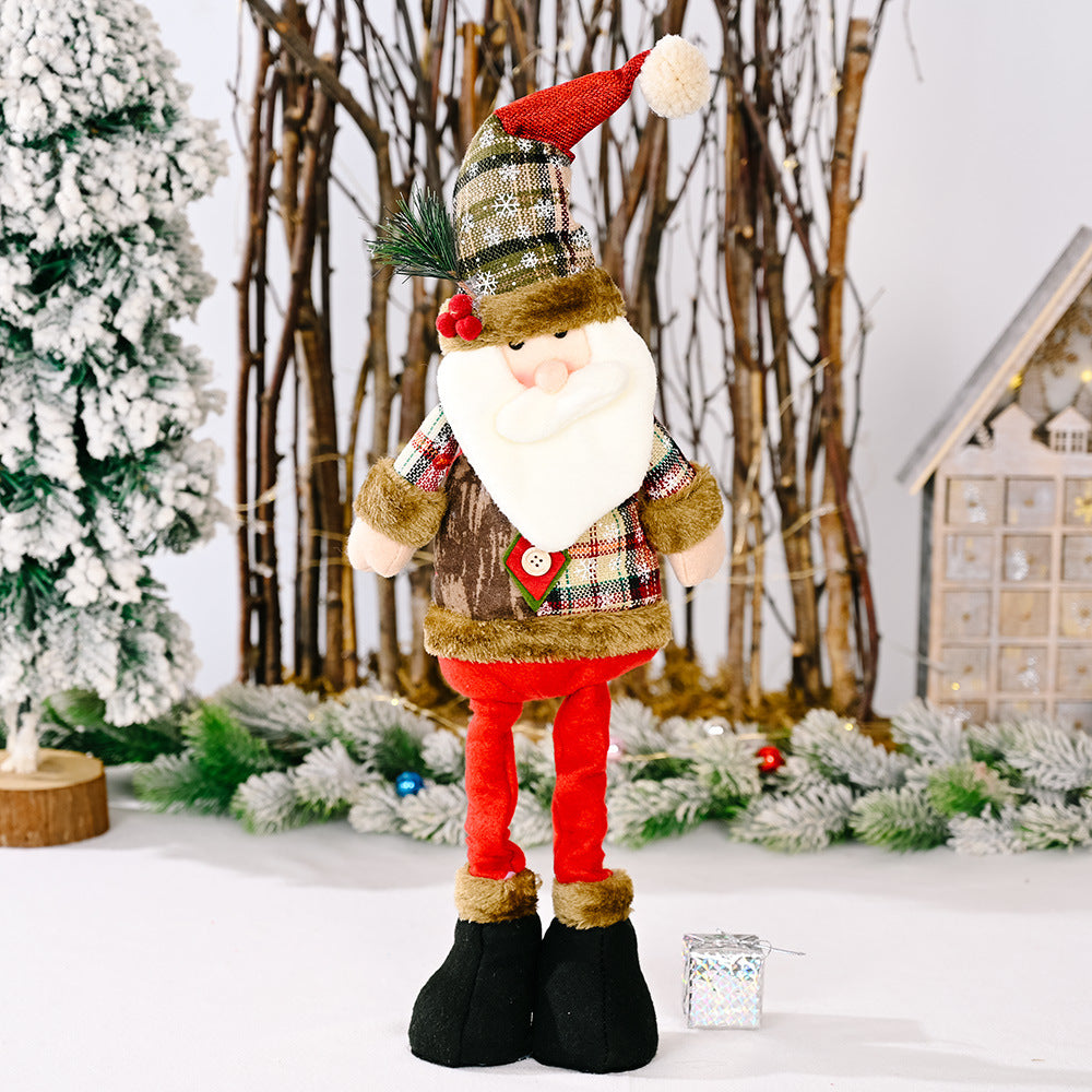 Christmas Telescopic Leg Doll Santa One Size