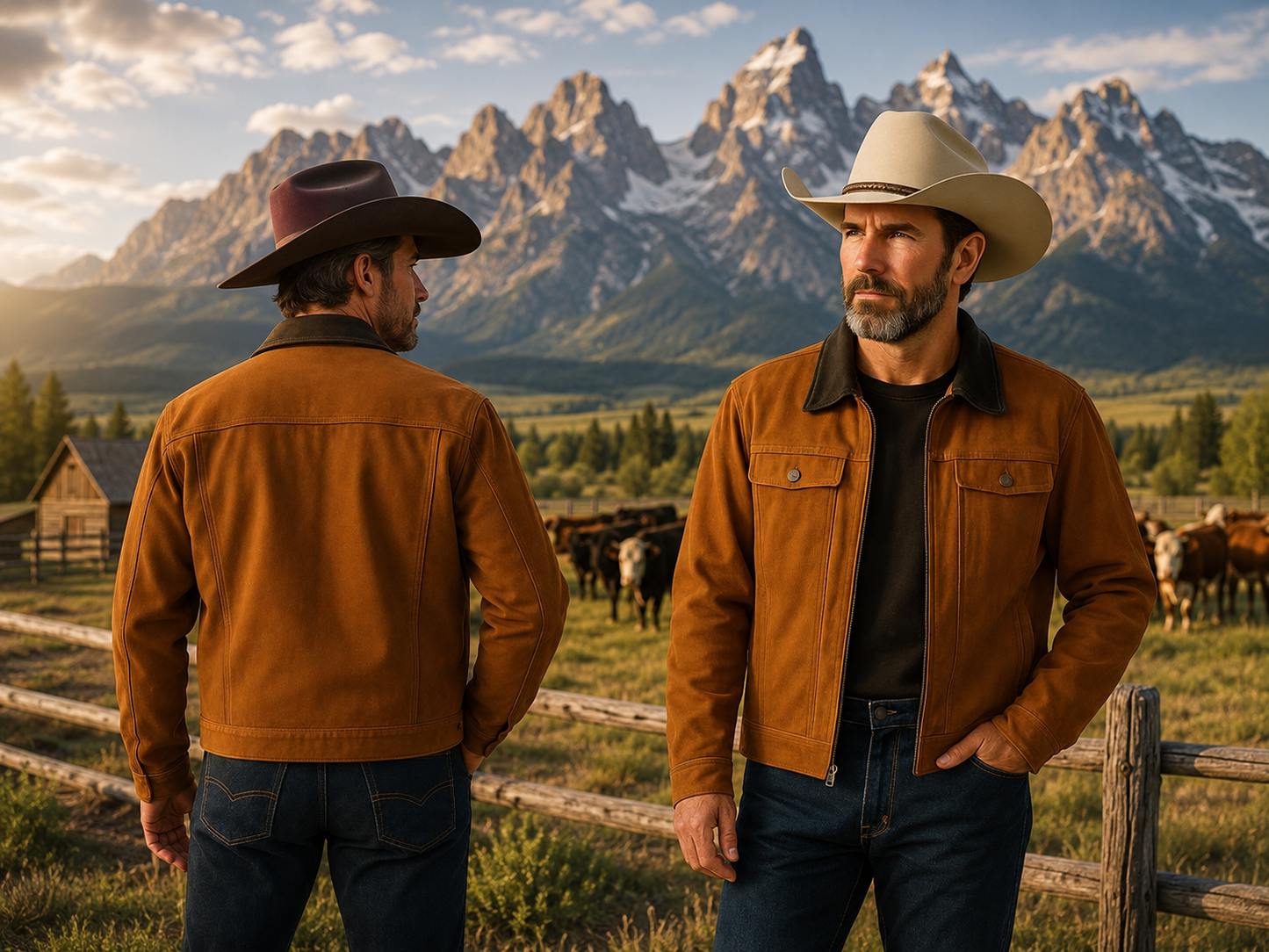 Bourbon Lamb Suede Jacket