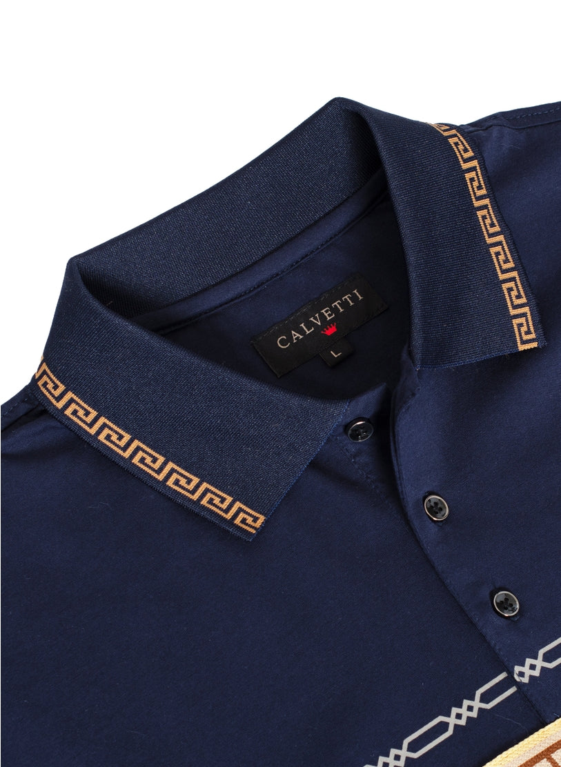 Calvetti Polo Golf Shirt for Men in Size M, L, XL, 2XL