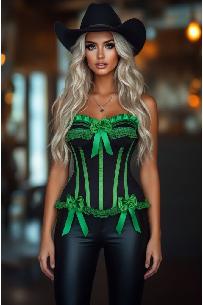 Masquerade Christmas Ball Over Bust Corset