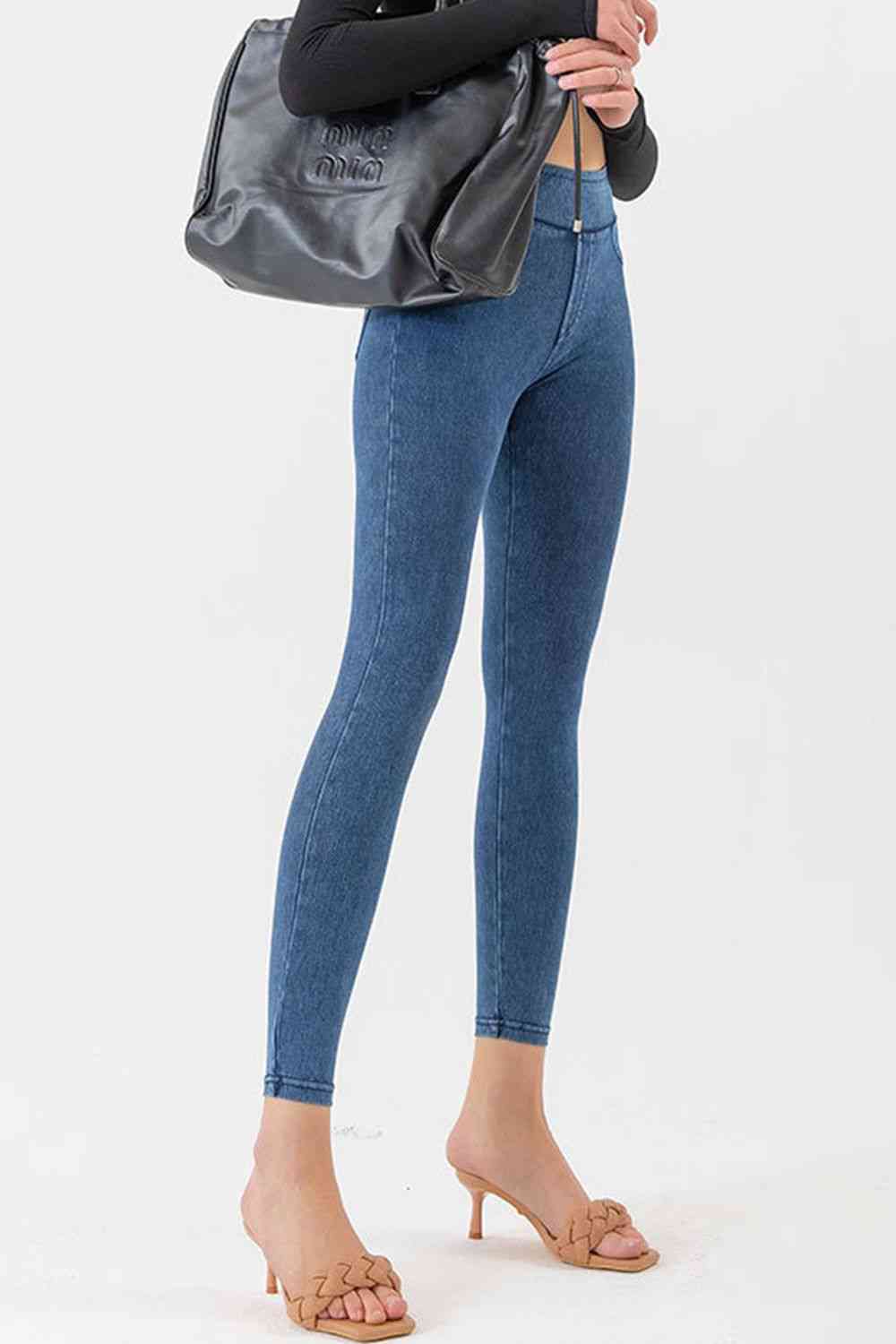 High Waist Skinny Jeans in 5 Color Choices in Size XS, S, M, L, or XL