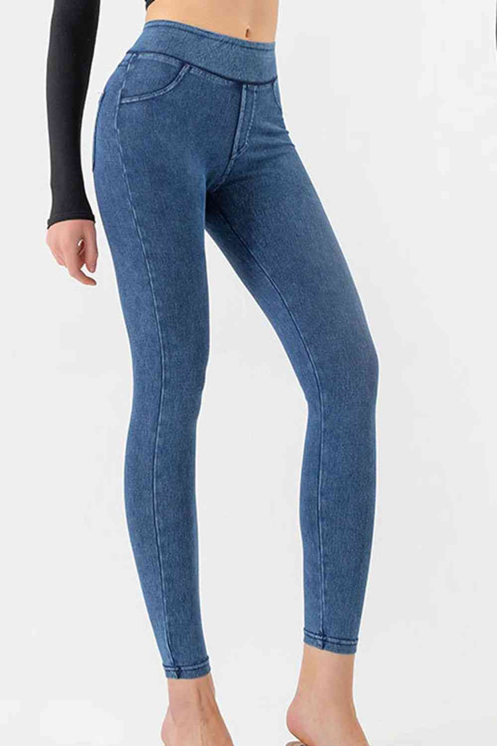 High Waist Skinny Jeans in 5 Color Choices in Size XS, S, M, L, or XL