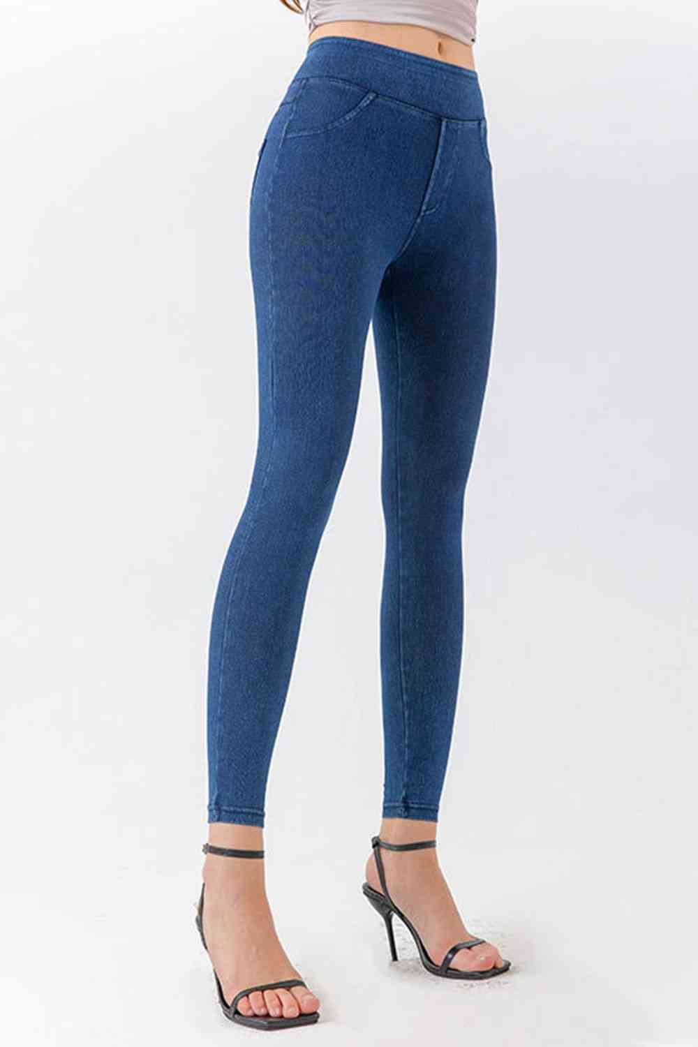 High Waist Skinny Jeans in 5 Color Choices in Size XS, S, M, L, or XL