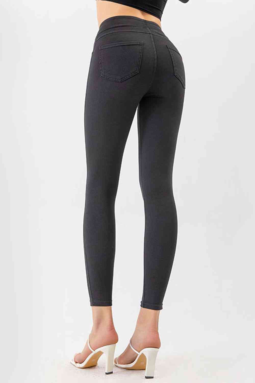 High Waist Skinny Jeans in 5 Color Choices in Size XS, S, M, L, or XL