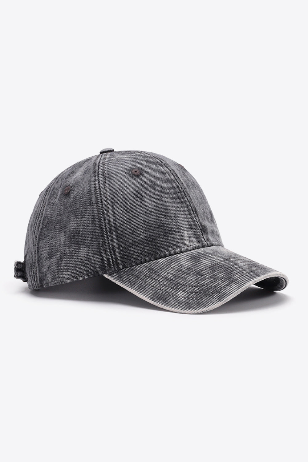 Plain Adjustable Baseball Cap in 7 Color Choices Dark Gray One Size