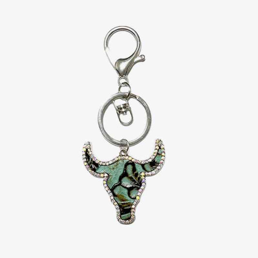 Bull Shape Key Chains in 4 Unique Styles