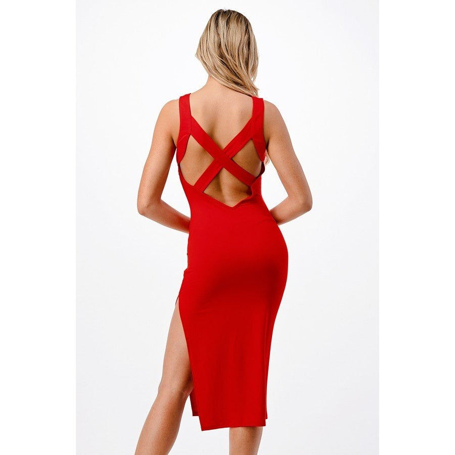 Red Party Dress in Size S, M, or L