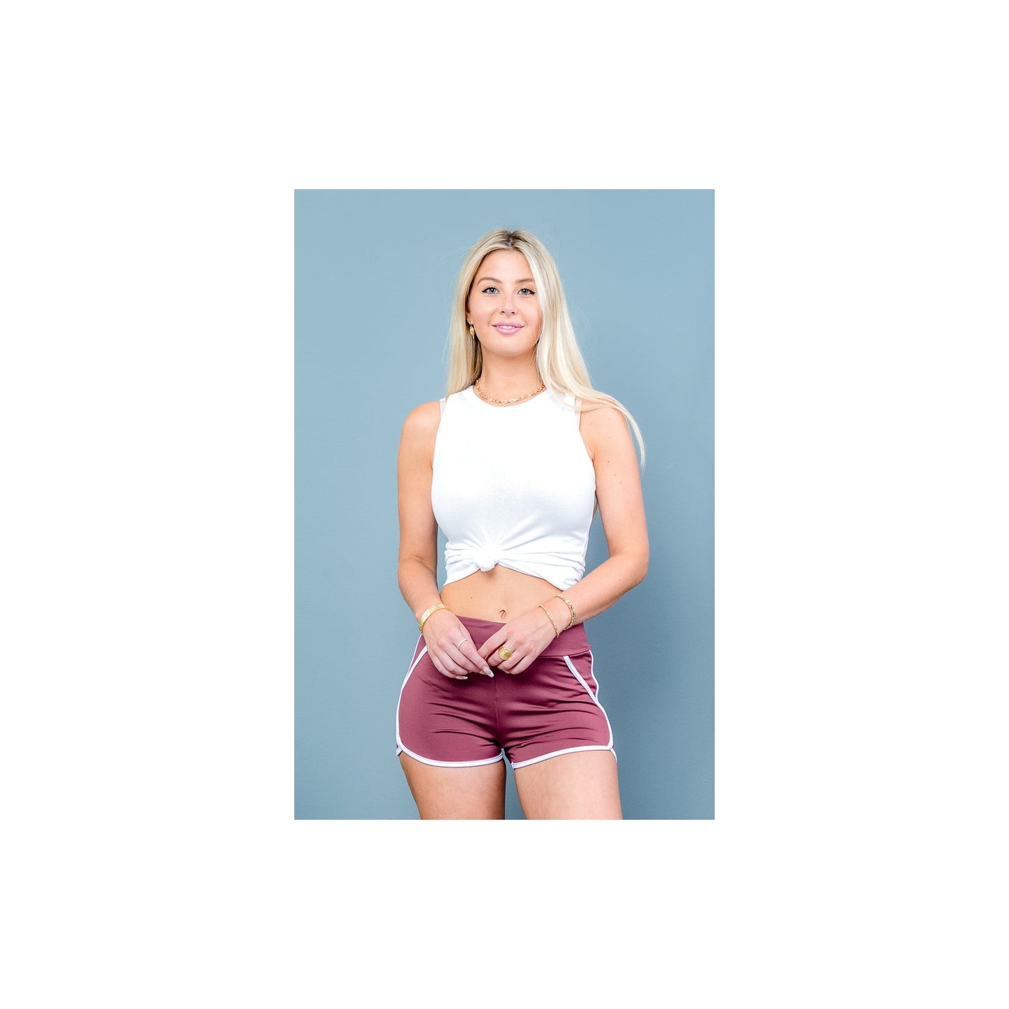 Sexy Running Shorts in Black or Mauve in Size S, M, or L